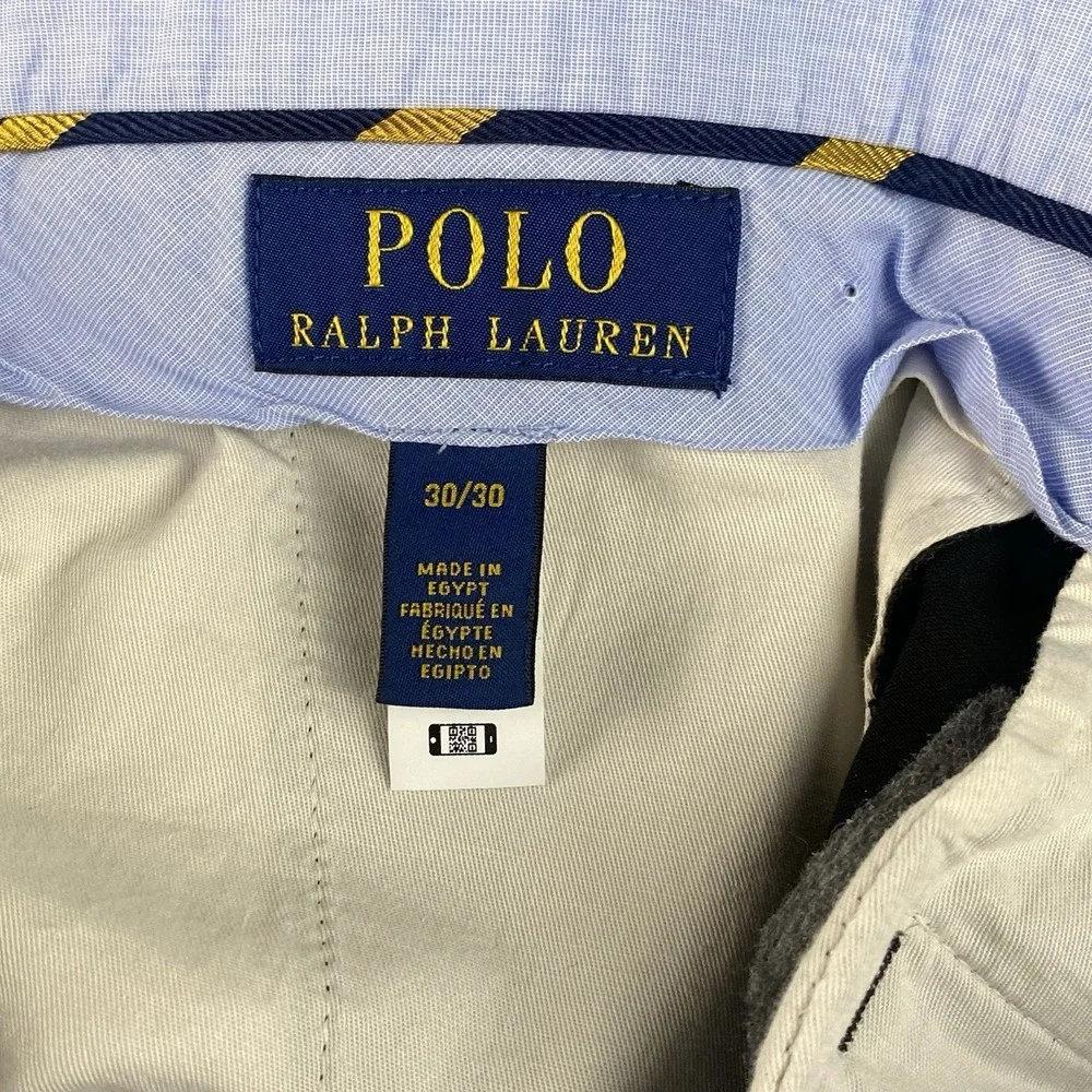 Polo Ralph Lauren Chester P Trousers Twill Mens 30x30 Black Preppy Academia $200